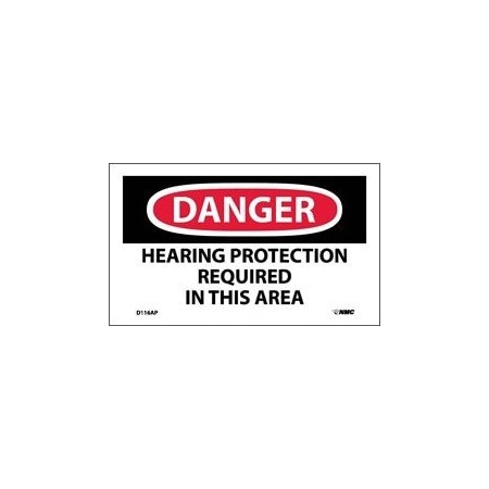 DANGER, HEARING PROTECTION